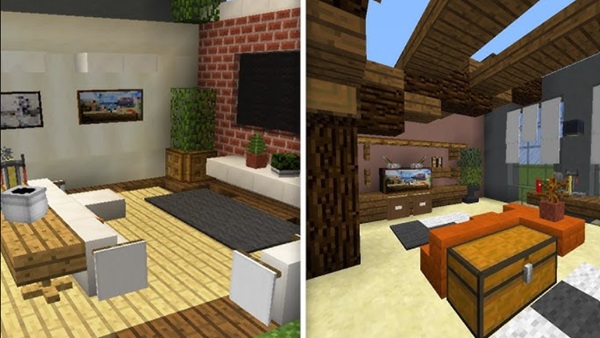 decoração minecraft apk interior