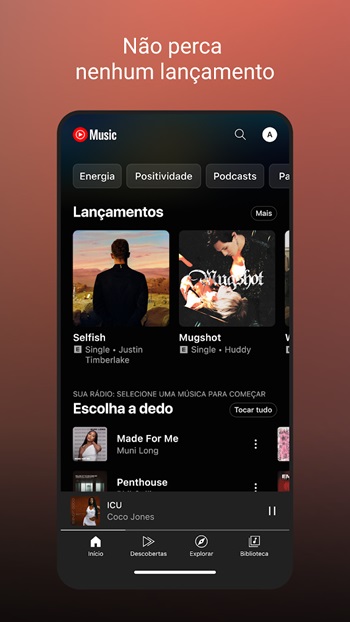 youtube music apk para android